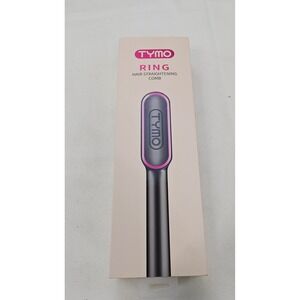 TYMO RING Hair Straightening Comb HC100 Black Pink Professional Styling Set
